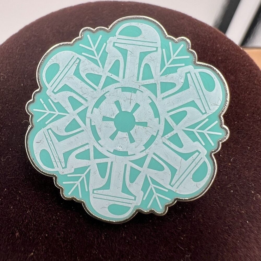 Disney Trading Pin, Boba Fett, Snowflake, Star Wars, 2016